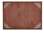 Hermia Corpat - Rose Juego de 6 Salvamanteles de Madera